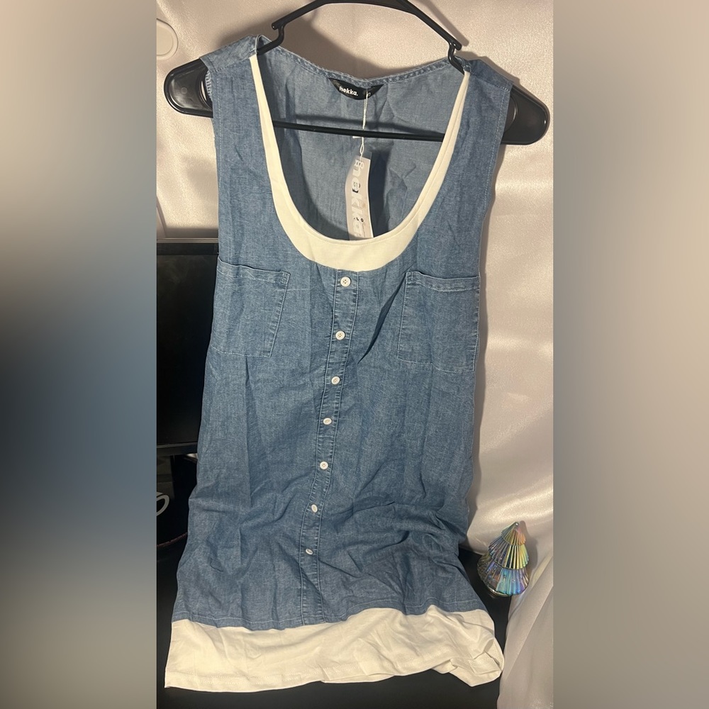 Hekka Sleeveless Shirt Dress
